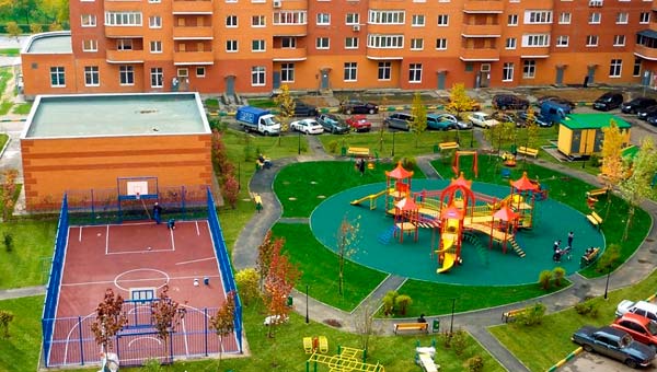 Элементы благоустройства жилых территорий