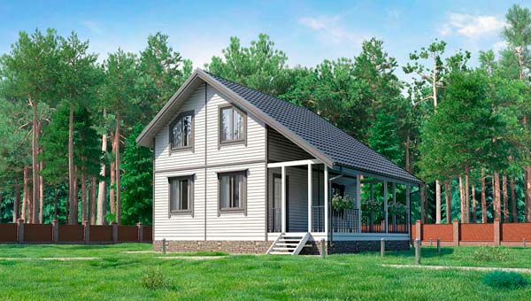 Строительство каркасных коттеджей под ключ