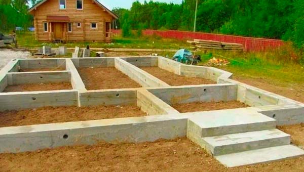 ленточный фундамент